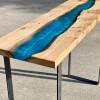 Oak River Console Table Reef Blue Thumbnail
