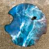 Teak & Resin Ocean Art Side Table 2 Thumbnail