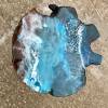 Teak & Resin Ocean Art Side Table 4 Thumbnail