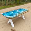 Oak Ocean Art Dining Table Thumbnail