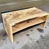 Olive & Black Resin River TV Stand Thumbnail