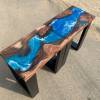 Pair of Elm & Ocean Art River Side Tables Thumbnail