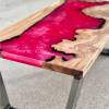 Pink Burr Elm River Coffee Table Thumbnail