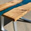 Oak & Reef Blue Coffee Table Thumbnail