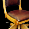 Antique Reproduction Regency Swivel Desk Chair Thumbnail