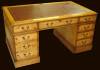 5' x 3' Reproduction Regency Pedestal Desk Thumbnail