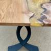 Burr Elm Coffee Table Molten Gold Art Resin  Thumbnail