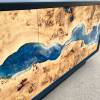 River Sideboard Mappa Burr & Ocean Art Thumbnail