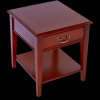 Antique Reproduction Sheraton Side Table with Drawer Thumbnail