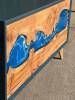 River Sideboard Burr Elm & Ocean Art Thumbnail