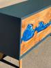 River Sideboard Burr Elm & Ocean Art Thumbnail