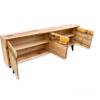 Solid Elm Sideboard with Molten Gold Doors Thumbnail