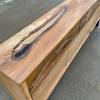 Solid Elm Sideboard with Molten Gold Doors Thumbnail