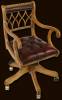 Antique Reproduction Hourglass Swivel Chair Thumbnail