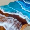 Teak & Ocean Art Coffee Table Thumbnail