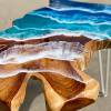 Teak & Ocean Art Coffee Table Thumbnail