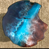 Wood & Resin Ocean Art Side Table 3 Thumbnail