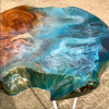 Wood & Resin Ocean Art Side Table 4 Thumbnail