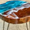 Teak & Resin Ocean Art Side Table 19 Thumbnail