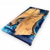 Teak Slab Ocean Resin Coffee Table Thumbnail