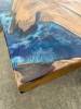 Teak Slab Ocean Resin Coffee Table Thumbnail