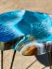 Teak & Resin Ocean Art Side Table 1 Thumbnail