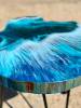 Teak & Resin Ocean Art Side Table 2 Thumbnail