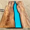 Elm & Turquoise River Dining Table Thumbnail