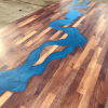 Walnut & Blue Resin River Dining Table Thumbnail