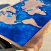 World Map Coffee Table Live Edge Thumbnail