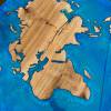Elm World Map Dining Table or Desk Thumbnail