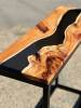 Yew Console Table  & Smokey Grey Resin Thumbnail