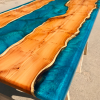 Yew Resin River Dining Table Top Only Thumbnail
