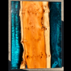 Yew & Reef Blue Resin River Side Table Thumbnail