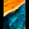 Yew & Reef Blue Resin River Side Table Thumbnail