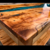 Yew Resin River Coffee Table with Shelf   (SOLD) Thumbnail