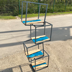 Tipping Display River Shelves