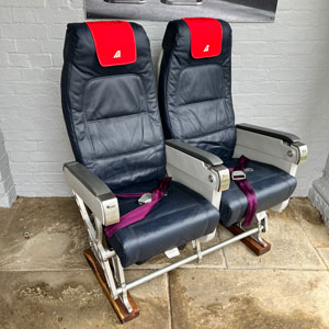 Aeroplane BAE Double Airline Seats